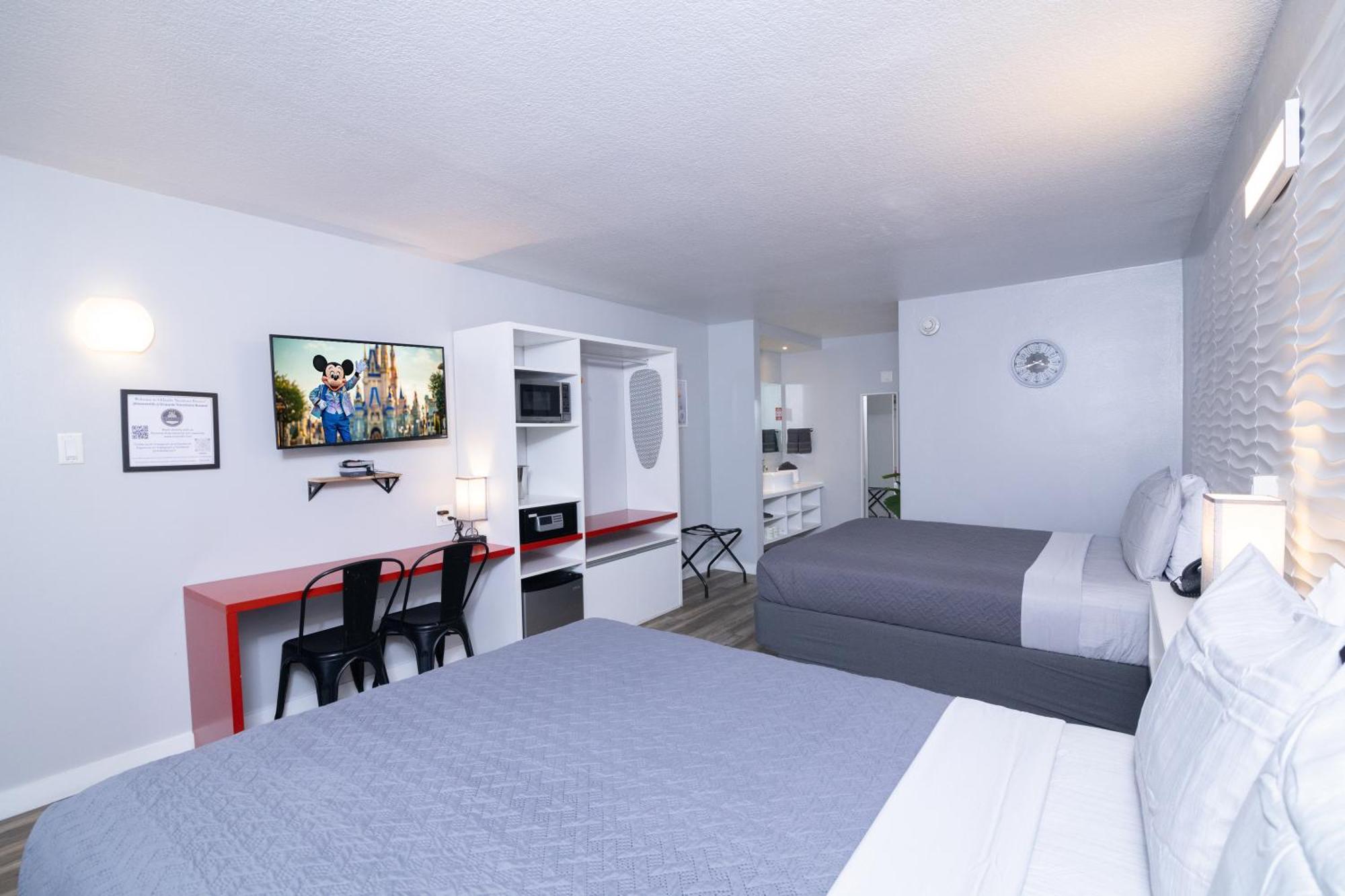 Hotel Room Near Disney 4 People Kissimmee Exterior photo